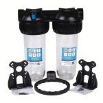 هوزینگ 2 مرحله تصفیه آب 10 اینچی ورودی 3-4 اینج