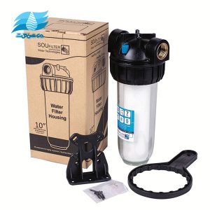 هوزینگ 10 اینچ ورودی 3/4 اینچ شفاف نشکن