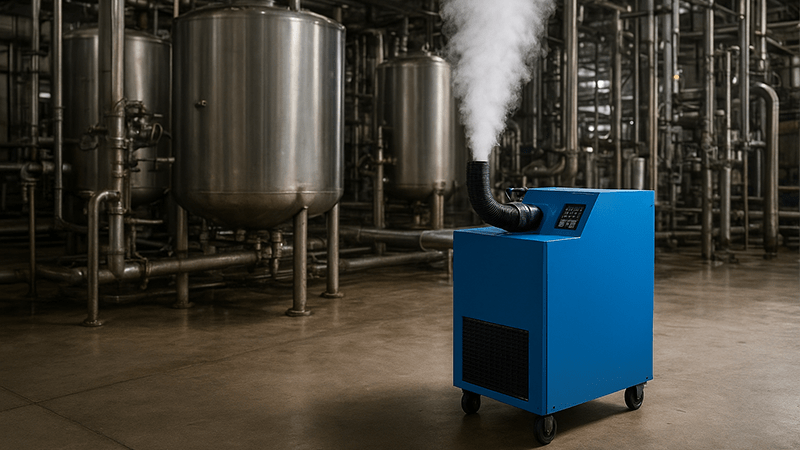 انتخاب رطوبت‌ساز صنعتی بر اساس نوع صنعت